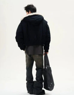 Oversized Faux Fur Collar Hooded Bomber Jacket 13 Oversized Faux Fur Collar Hooded Bomber Jacket -Modern Wear Shop 56fa074e22941853346ac9e5399f8c01