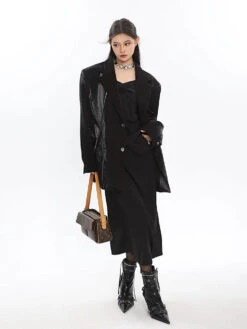 Slim Draped Neckline Sleeveless Maxi Dress -Modern Wear Shop 58165eebeacabb8c56ddeb85afd8ef81