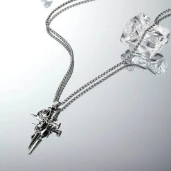 Rose Embellished Cross Pendant Necklace 13 Rose Embellished Cross Pendant Necklace -Modern Wear Shop 584071d43dac31ffd969eb1950350dc1