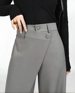 High-Waist Wide-Leg Pareo Tailored Pants -Modern Wear Shop 58fe58bea83e067d21842ea183e6472b