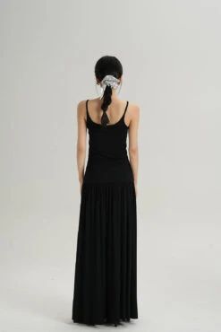 Pleated Skirt Sleeveless Maxi Dress -Modern Wear Shop 5977b8085d24a8710115cf9b098ccd7f