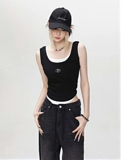 Mock Two-Piece Tank Top 13 Mock Two-Piece Tank Top -Modern Wear Shop 5a4482ef7e508b118b082577ebca6496
