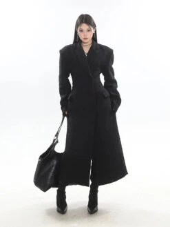 Double-Breasted Longline Bouclé Coat -Modern Wear Shop 5b0875565cd736f12eaded529a018676 7c3cb8ed 8fc6 4da1 b819 fff26122d162