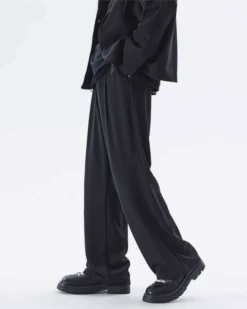 Wide Leg Tailored Lightweight Trousers With Belt Detail 20 Wide Leg Tailored Lightweight Trousers With Belt Detail -Modern Wear Shop 5b3288ed90157f3416f19167b9f41204