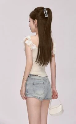 Skinny Ruffle Trim Off-Shoulder Top 13 Skinny Ruffle Trim Off-Shoulder Top -Modern Wear Shop 5c6e7645571bf0ffe837e6d3ea44c830