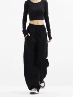 High-Waisted Wide-Leg Paneled Joggers 18 High-Waisted Wide-Leg Paneled Joggers -Modern Wear Shop 5da5fe2854de31b5824b208f63402880