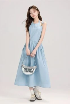 Sleeveless Midi Dress With Bow Tie Pockets 18 Sleeveless Midi Dress With Bow Tie Pockets -Modern Wear Shop 5f07d5b464b9b569265f10bc815d3de2