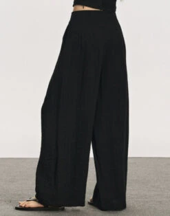 Strapless Asymmetric Top And Wide Leg Pleated Pant Two-Piece Set 19 Strapless Asymmetric Top And Wide Leg Pleated Pant Two-Piece Set -Modern Wear Shop 6027ba7912a013b7019a020c4c588b5d