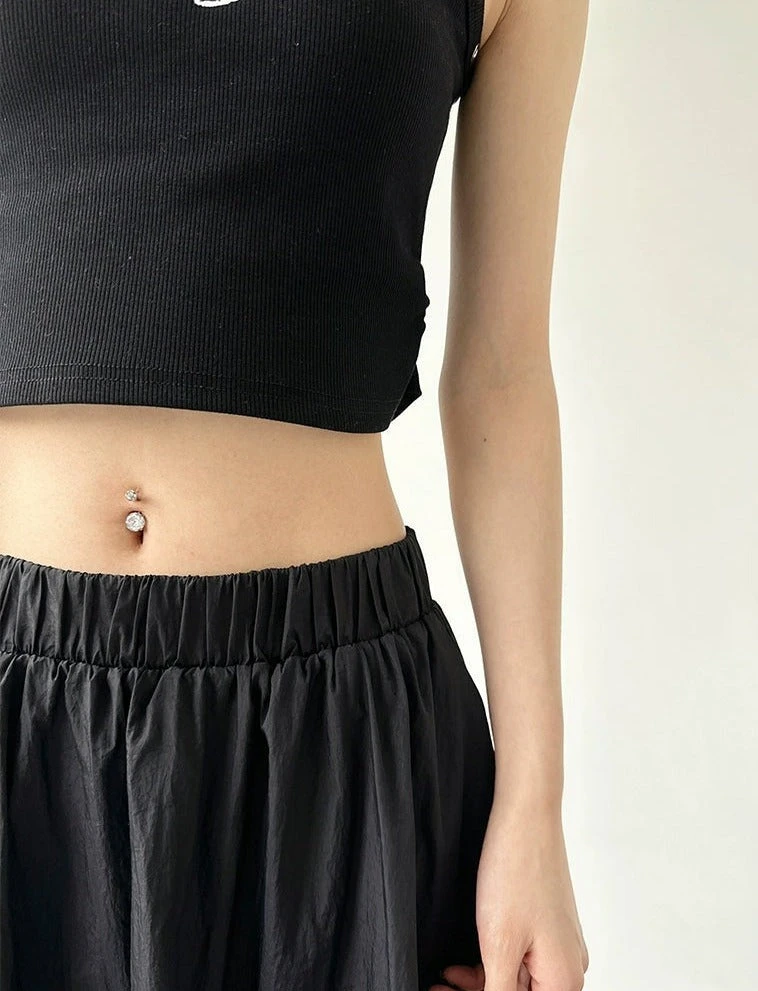 Elastic Waist Balloon Maxi Skirt 4 Elastic Waist Balloon Maxi Skirt - Image 4