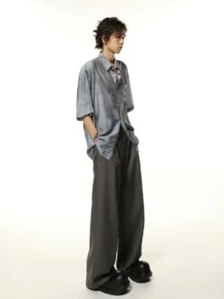 Metallic Sheen Abstract Print Oversized Button-Up Shirt 16 Metallic Sheen Abstract Print Oversized Button-Up Shirt -Modern Wear Shop 61f56f3a9a483ce951ffd90bba58094c