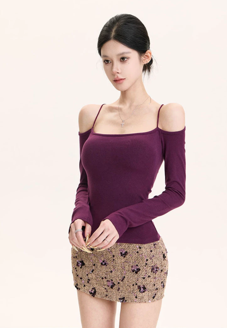 Sequin Tweed Mini Skirt 3 Sequin Tweed Mini Skirt - Image 3