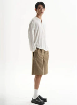 Textured Long Sleeve Lightweight Henley Top -Modern Wear Shop 651fb31da8eb72f2b9df94e6a7c685f5