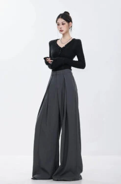 High Waist Wide Leg Multi-Pleated Trousers 20 High Waist Wide Leg Multi-Pleated Trousers -Modern Wear Shop 6680eaff17d91bedb3e69ecd43a4821e