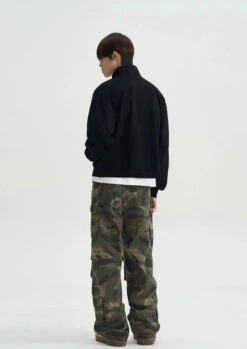 Mock Neck Drop Shoulder Zip Jacket 32 Mock Neck Drop Shoulder Zip Jacket -Modern Wear Shop 6864d100199d4be557229eb09f1f20bc