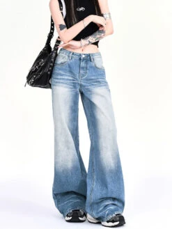 Vintage Faded Washed Wide-Leg Denim Jeans 13 Vintage Faded Washed Wide-Leg Denim Jeans -Modern Wear Shop 68f9f44e431019eed9c3fd560416c3f6