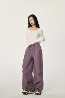 Long Sleeve Scoop Neck Soft Jersey Top -Modern Wear Shop 697b1f810e056634c9f485b438a9e29e