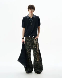 Contrast Trim Short Sleeve Knit Polo Shirt 12 Contrast Trim Short Sleeve Knit Polo Shirt -Modern Wear Shop 69e01602984e45ea16c6e856be9cec43