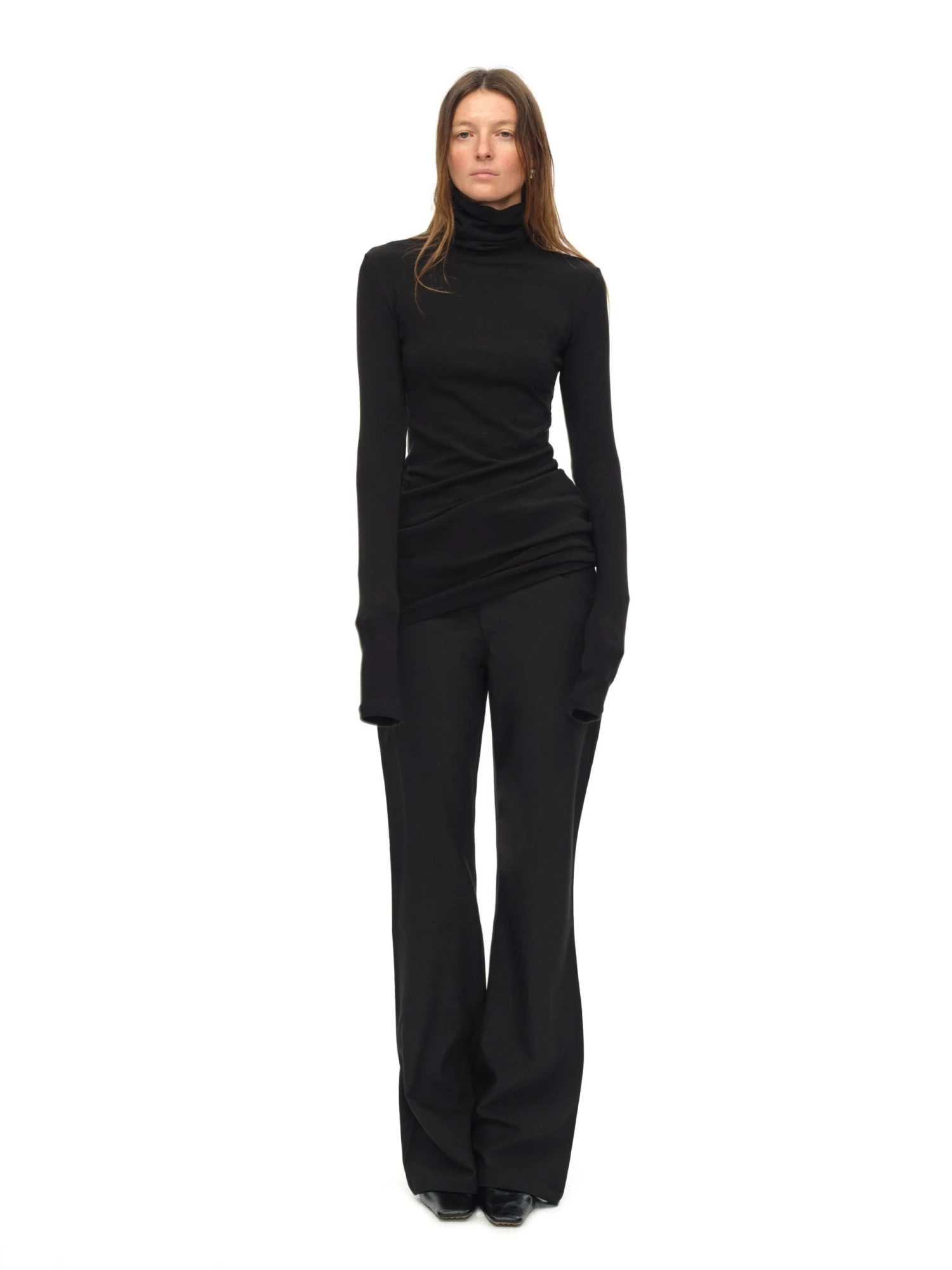 Slim Turtleneck Long Knit Lightweight Sweater 8 Slim Turtleneck Long Knit Lightweight Sweater - Image 8