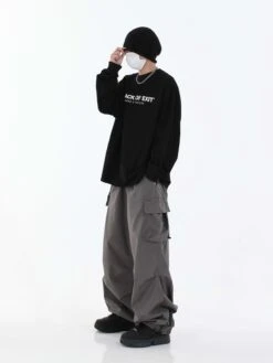 Pleated Parachute Pants -Modern Wear Shop 6a464e42a20e0a5d5d227c4e2657d5ec