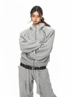 Zippered Hoodie And Jogger Lounge Set -Modern Wear Shop 6a951bedbed1f04863a1a60edc57b3bf