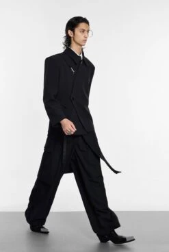 Asymmetric Button-Up And Metal Clasp Structured Blazer Jacket 22 Asymmetric Button-Up And Metal Clasp Structured Blazer Jacket -Modern Wear Shop 6b04945451d8f5f731ffc2b2e4f455ea