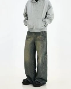 Vintage Wash Straight Leg Denim Jeans 18 Vintage Wash Straight Leg Denim Jeans -Modern Wear Shop 6b30420d8b85ff59176b3de26b186e63