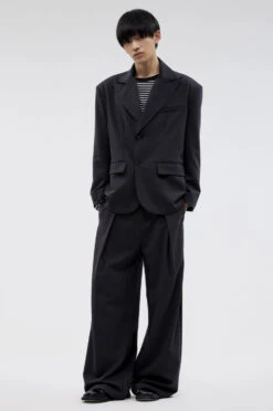 Pinstripe Texture Pleated Wide Leg Trousers -Modern Wear Shop 6b4ec6c11592b4d852a6fe6316b5d0d9 8e6a3c90 74a5 4d5d 8f6e 7a7f07c82ebc