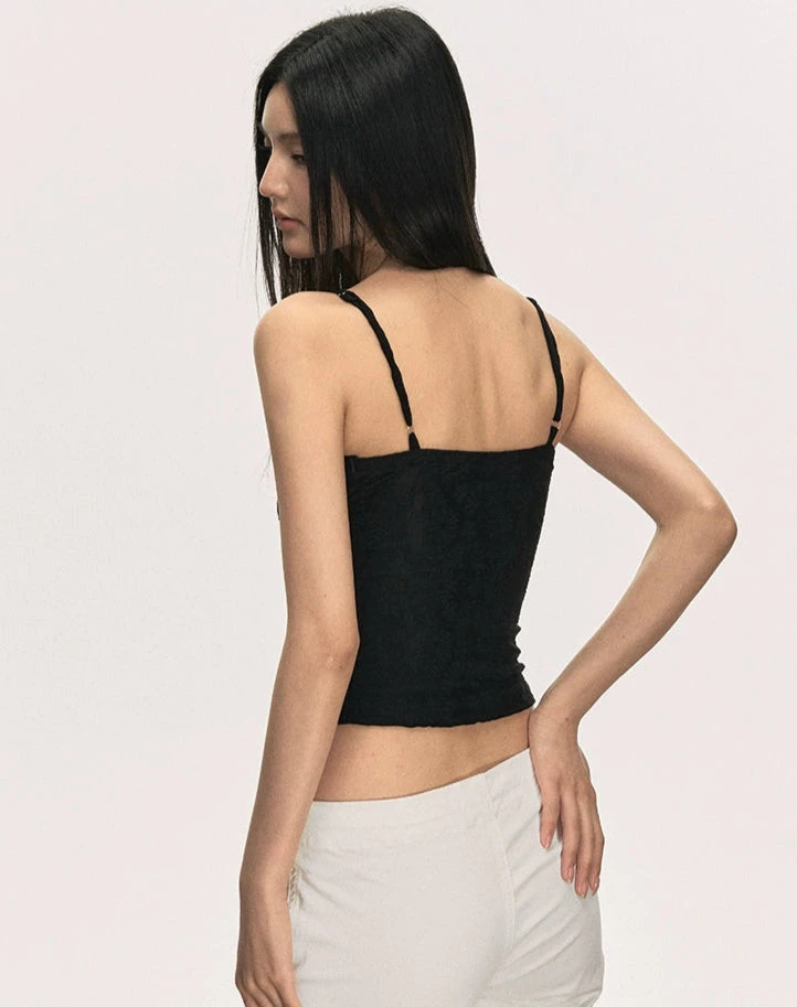 Floral Cami Top With Adjustable Strap And Flare Sleeve Crop Cardigan Two-Piece Set 13 Floral Cami Top With Adjustable Strap And Flare Sleeve Crop Cardigan Two-Piece Set - Image 13