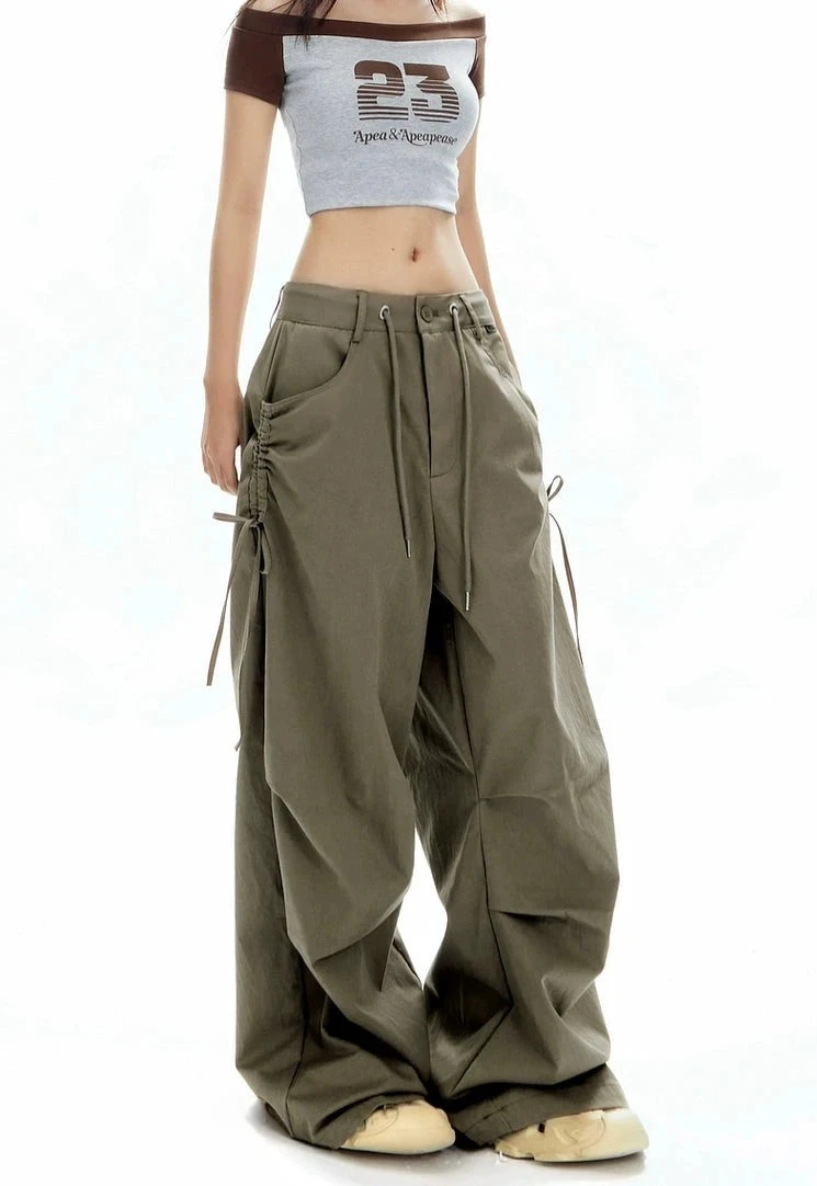 Cargo Jogger Pants With Side Pockets And Drawstrings 10 Cargo Jogger Pants With Side Pockets And Drawstrings - Image 10