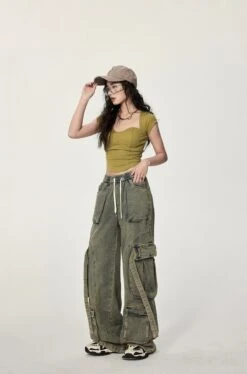 Twist-Back Crop Top With Scoop Neck 38 Twist-Back Crop Top With Scoop Neck -Modern Wear Shop 6d04573e9c91277b845edc36ba436790