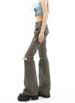 Utility Cargo Pocket Straight-Leg Trousers -Modern Wear Shop 6dc66cff6cf287a605cd34666037e571