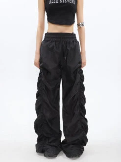 Ruched High-Waisted Jogger Pants -Modern Wear Shop 6de8d3740f27bdbd5e8d29bcbbb36231