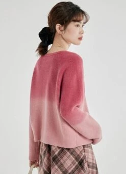 Cutout Neckline Asymmetric Ombre Cardigan 11 Cutout Neckline Asymmetric Ombre Cardigan -Modern Wear Shop 6f0c6ab243c2cf129b46c28d85c7e490