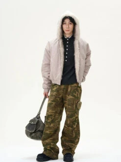 Oversized Faux Fur Collar Hooded Bomber Jacket 15 Oversized Faux Fur Collar Hooded Bomber Jacket -Modern Wear Shop 708608dd68f5691a34fe9b7496375d3b