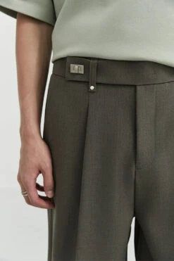 Pleated Tailored Bermuda Shorts With Belt Detail -Modern Wear Shop 70da57bf5eba0d3f2c1694e9c3869e73