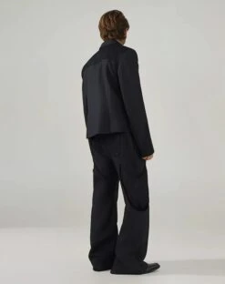 Asymmetric Overlap Button Lace Patchwork Blazer 7 Asymmetric Overlap Button Lace Patchwork Blazer -Modern Wear Shop 713ce927716867201ec3897de1b14c36