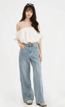 Ruffled Off-Shoulder Puff Sleeve Crop Top 9 Ruffled Off-Shoulder Puff Sleeve Crop Top -Modern Wear Shop 71da39fe83ff4e204946e685e10ddfb4