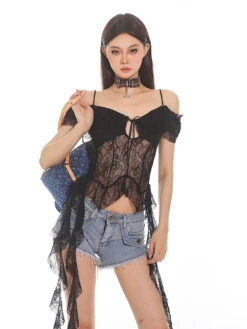 Off-Shoulder Lace Sheer Crop Top With Tassel Details -Modern Wear Shop 71dee0fc4eb28deef3469f1616327629 b15e4add 99ad 4a90 b4ac 957dc9b65258