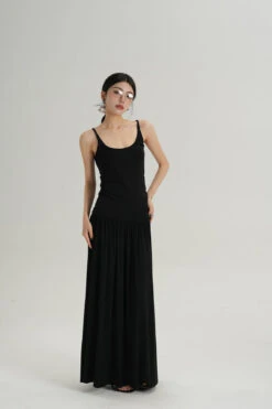 Pleated Skirt Sleeveless Maxi Dress -Modern Wear Shop 7318f8c9cb15d6ea895221c1528ea3e3