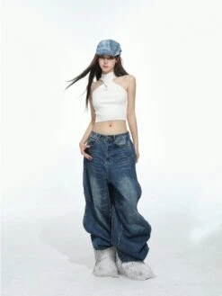 Twist Halter Neck Ribbed Crop Top 18 Twist Halter Neck Ribbed Crop Top -Modern Wear Shop 74a4a565b0afa2649d3fd4885c5ef090