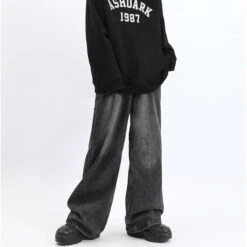 Ash Faded Wide Leg Jeans -Modern Wear Shop 7557786384b3947991945724f7aa7da6