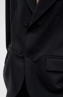 Boxy Wide-Fit Single Breasted Blazer Stripe-Textured Jacket 15 Boxy Wide-Fit Single Breasted Blazer Stripe-Textured Jacket -Modern Wear Shop 7726e4a769e873b4250443786da406eb