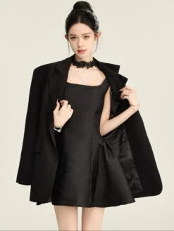 Sleeveless Square Neck Flared Mini Dress -Modern Wear Shop 7991533cd19d9de48045ddf27a323b85