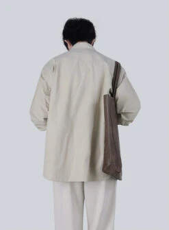 Retro Relaxed Button-Up Shirt With Chest Pocket 6 Retro Relaxed Button-Up Shirt With Chest Pocket -Modern Wear Shop 7b70095f125e8cf91cff7af03179a5e0