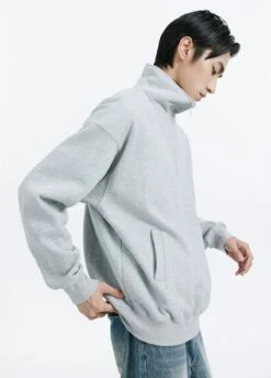 Slim Fit Quarter-Zip Cuffed Sweatshirt 14 Slim Fit Quarter-Zip Cuffed Sweatshirt -Modern Wear Shop 7b980d92ce5749bc640e1aa0447bde33