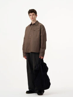 Pinstripe Long Sleeve Button Shirt With Chest Pocket 18 Pinstripe Long Sleeve Button Shirt With Chest Pocket -Modern Wear Shop 7baffefdf6c2e40a2a4210c905ce1687