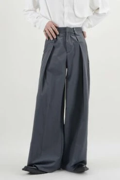 Adjustable Waist Pleated Pants -Modern Wear Shop 7cea4577575bd424327b445a2b5ac5ea