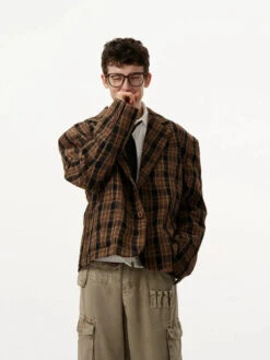 Plaid Single Breasted Boxy Suit Jacket -Modern Wear Shop 7d30194cfb4156eef42ef8d55e007e20 2a879b53 f089 498a 9082 e10efb46a226