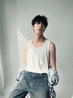 Slim Tapered Ribbed Tank Top -Modern Wear Shop 7f325d51a0c8d585a4ec1823154fba66