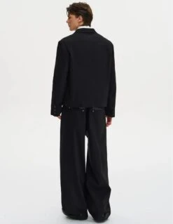 Notched Lapel Mid Crop Blazer With Embroidery Detail -Modern Wear Shop 7fa28ea85fe6908be4f2aa43c5bfae32